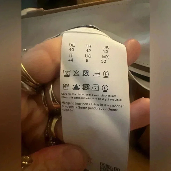 HUGO BOSS REGULAR-FIT TROUSERS IN STRETCH-COTTON TWILL SIZE 8 NWOT - Picture 10 of 11